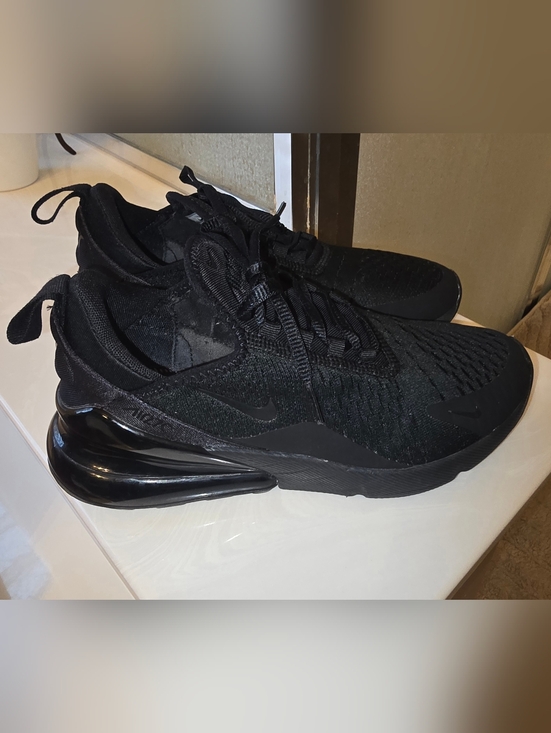 Nike Shoes - Nike Air Max 270 React Triple Black Women's Sneakers